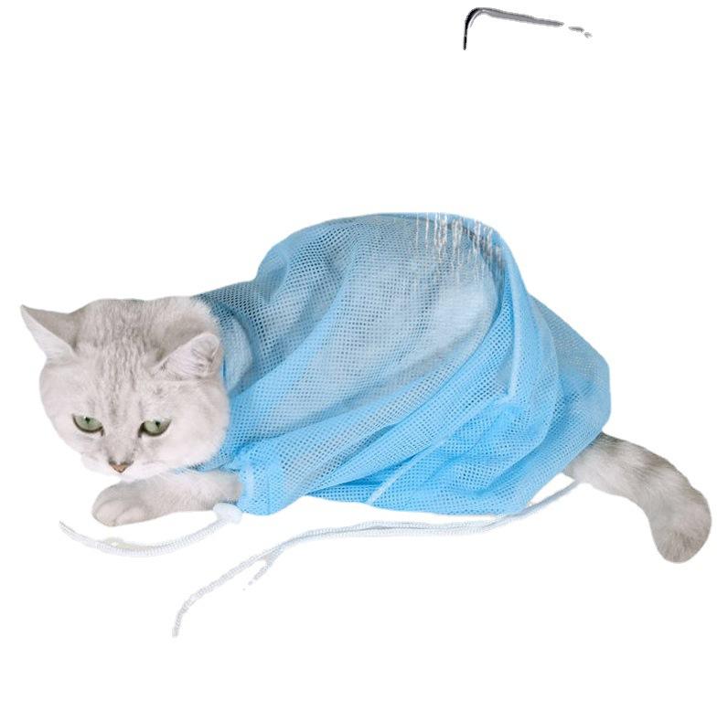 All-in-One Cat Grooming & Bathing Bag - Anti-Scratch Mesh Design